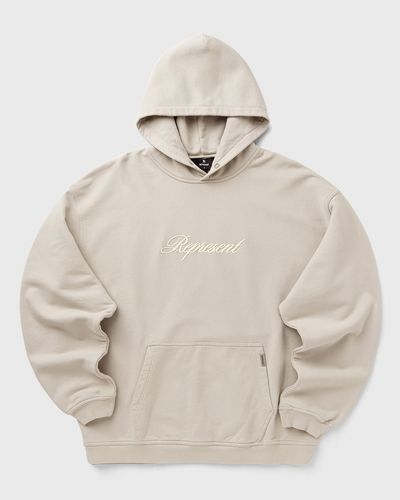 Represent Script Logo Hoodie, grey