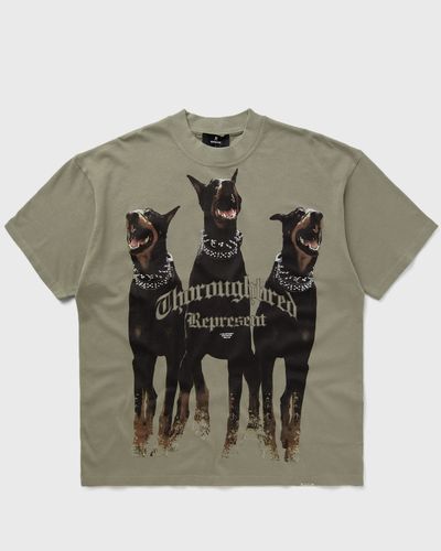 Represent THOROUGHBRED T-SHIRT, green