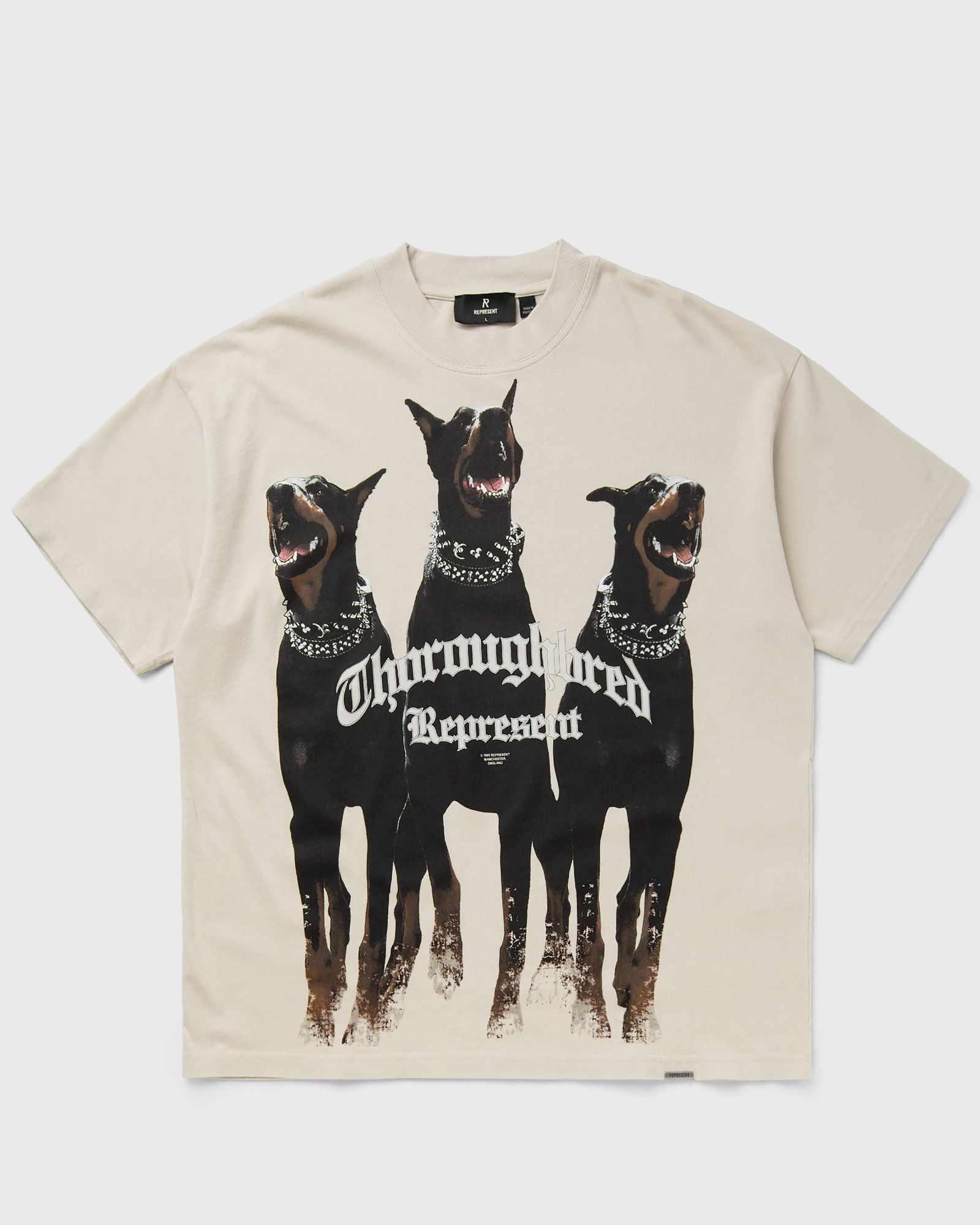 Represent THOROUGHBRED TEE, beige