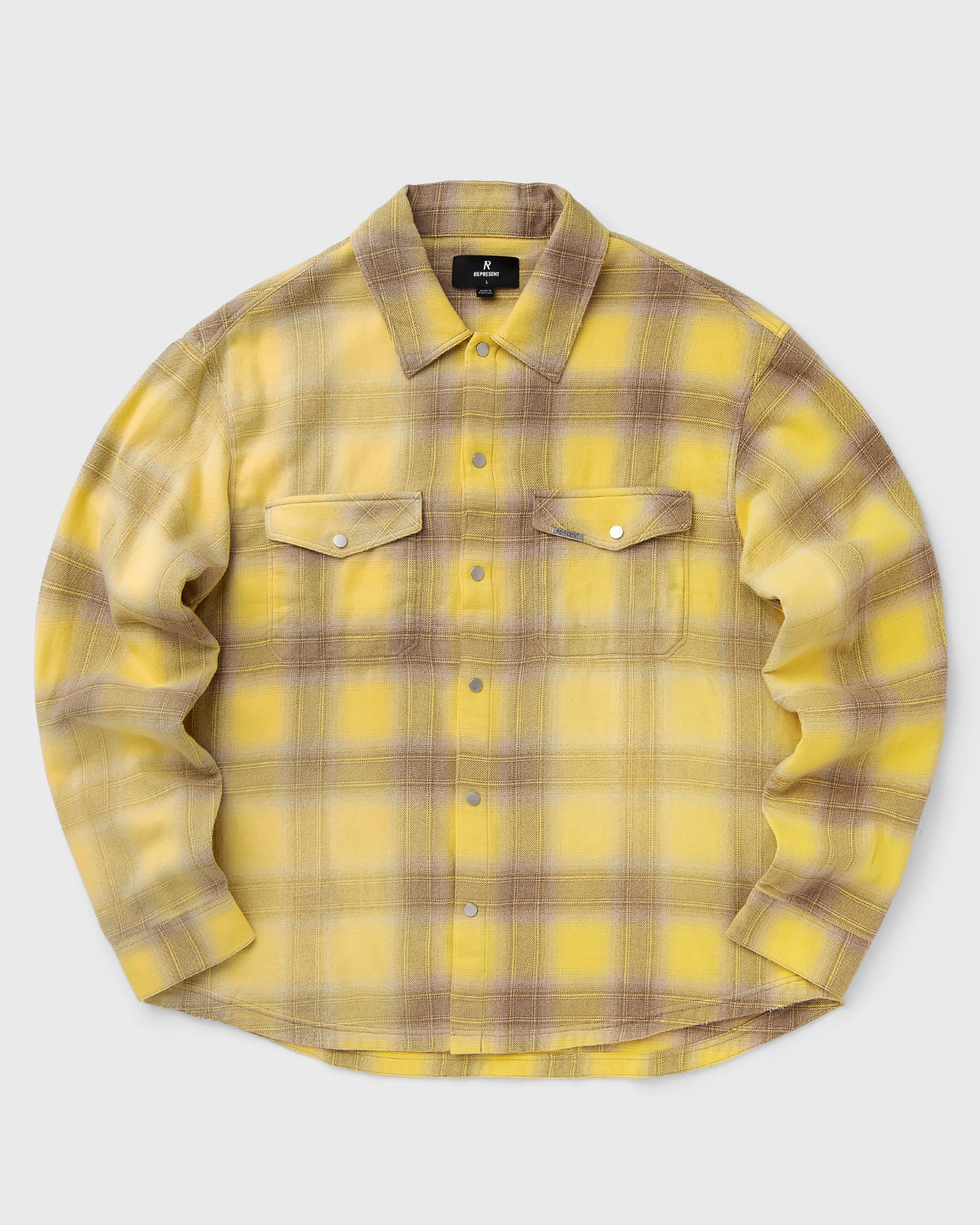 Represent VINTAGE FLANNEL, yellow