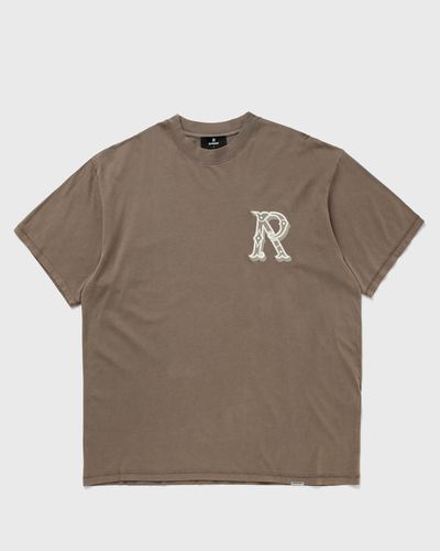 Represent WESTERN INITIAL TEE, brown
