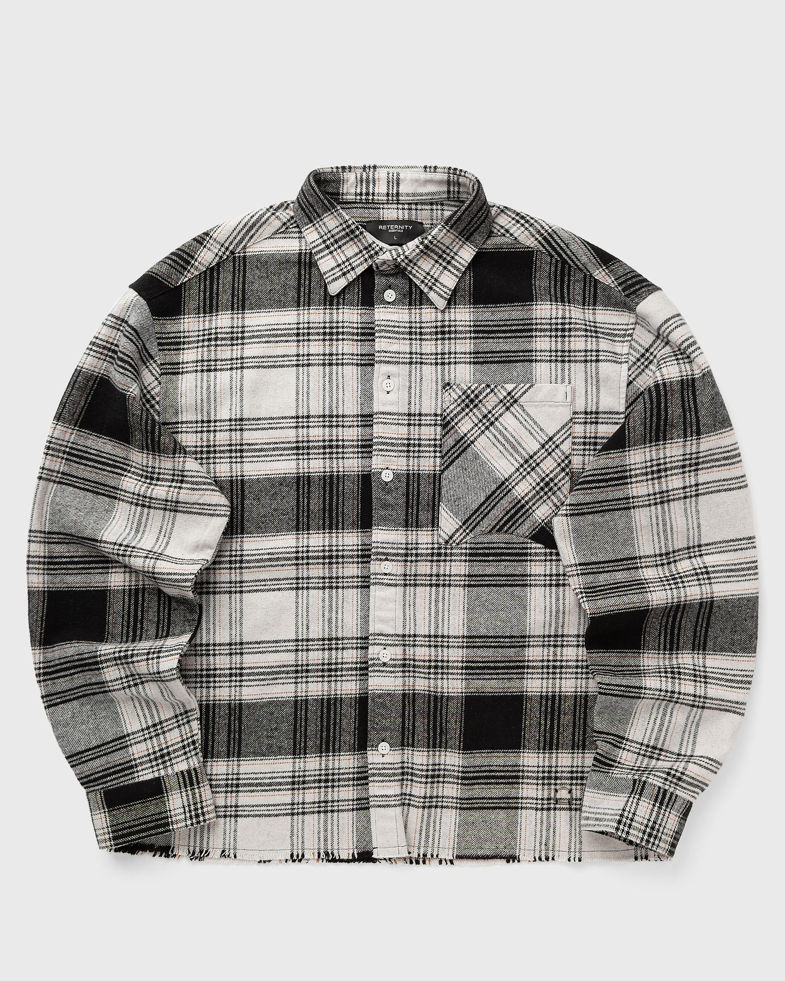 Reternity CREATIVE DEPT LOGO FLANNEL, black