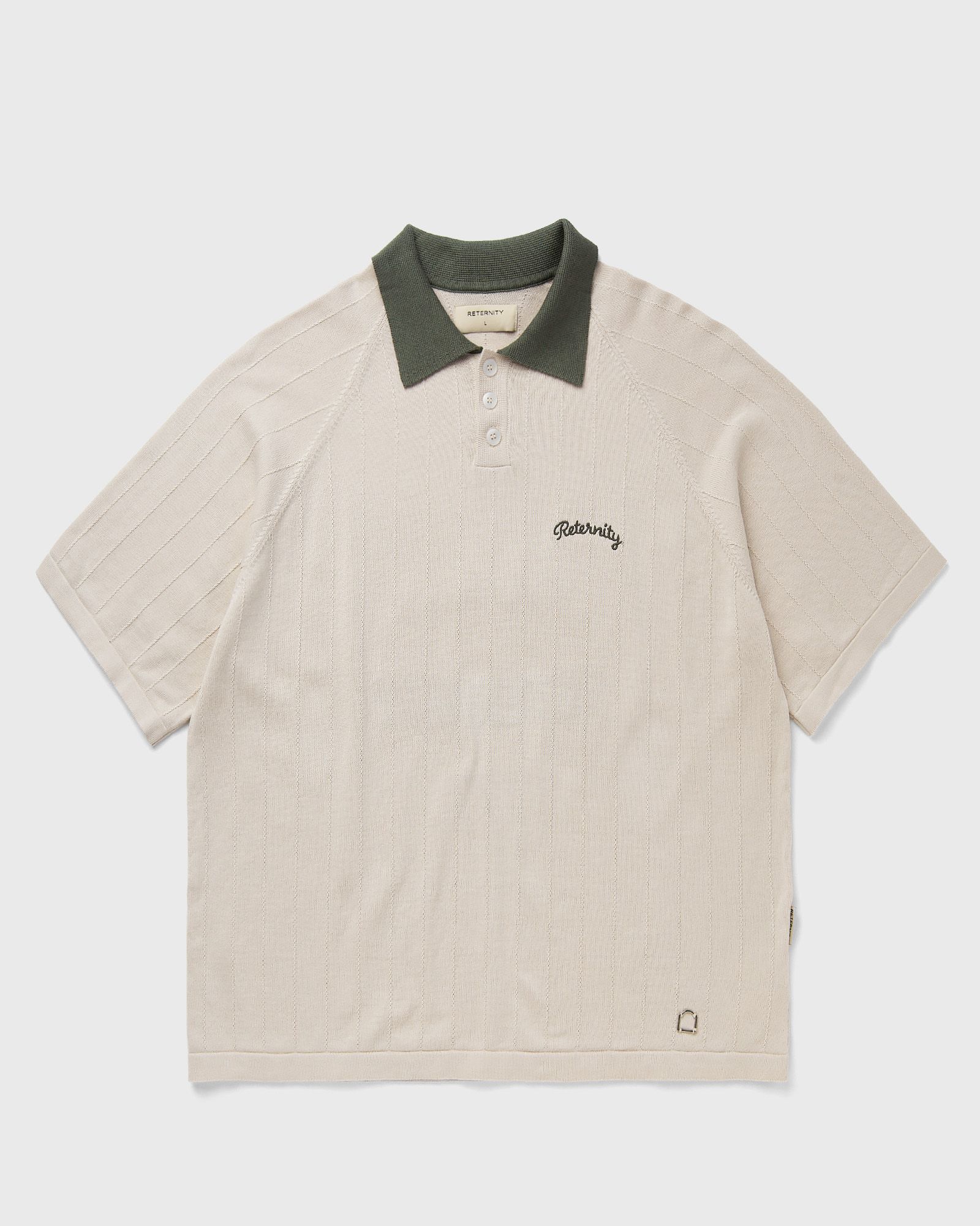 Reternity LE PROGRES KNIT POLO, white