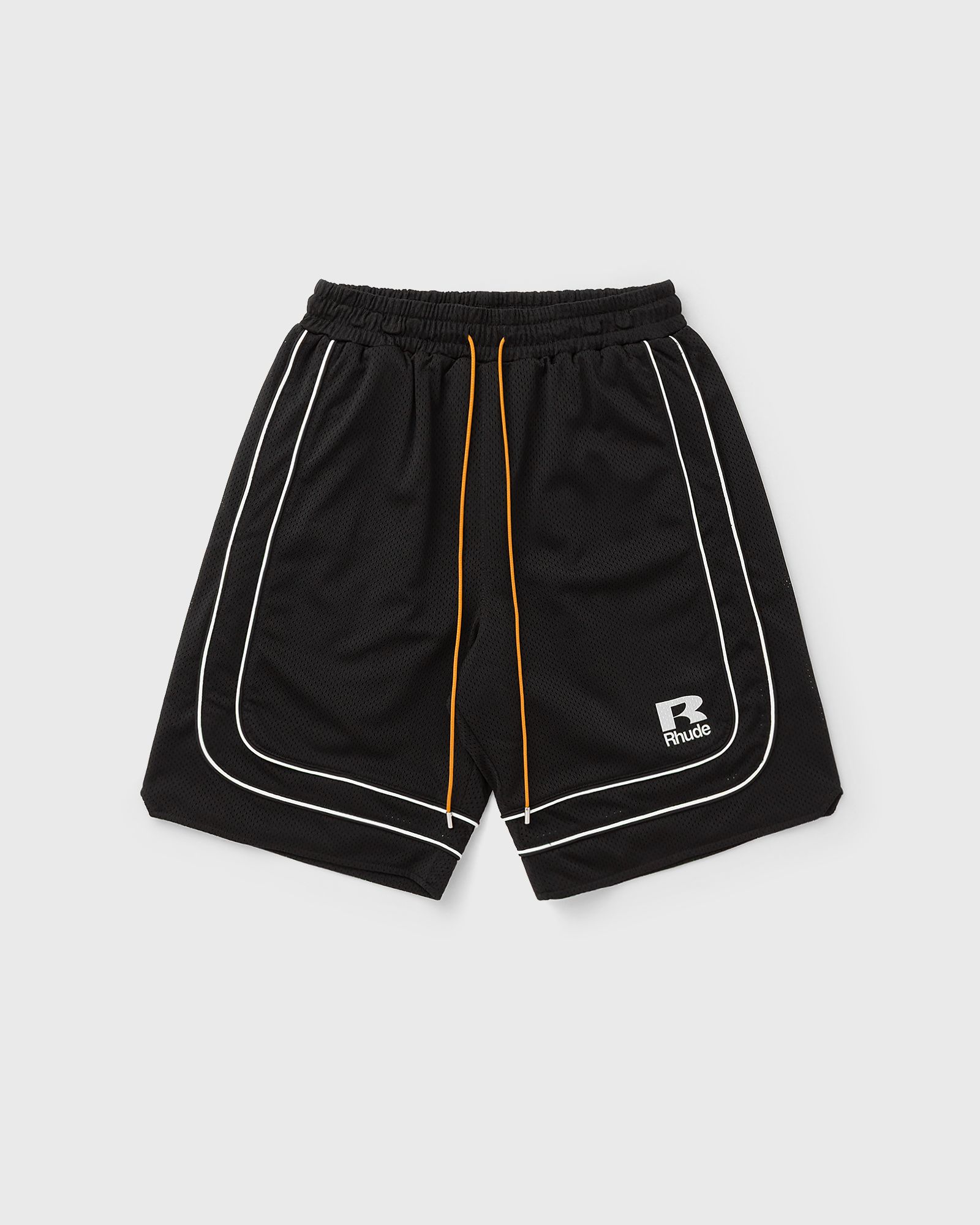 Rhude BAGGY MESH BASKETBALL SHORT, black