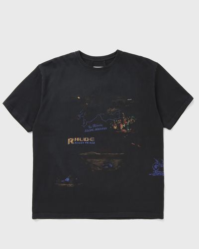 Rhude CARNET DE VOYAGE TEE, black