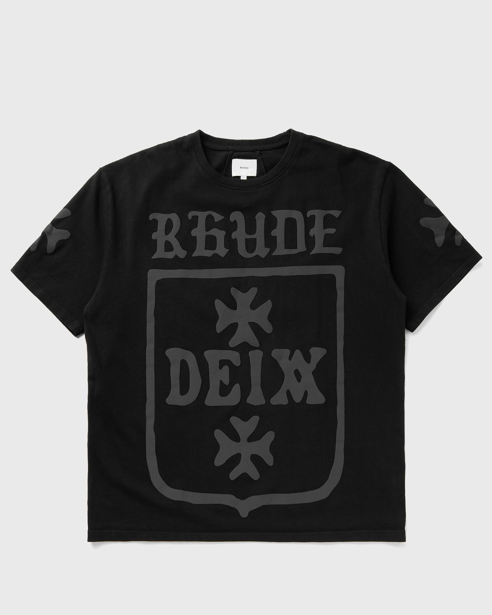 Rhude DEIX SHIELD OVERSIZED TEE, black