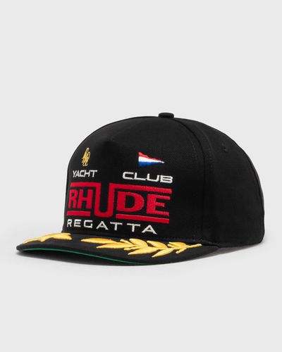 Rhude REGATTA CLUB HAT, black