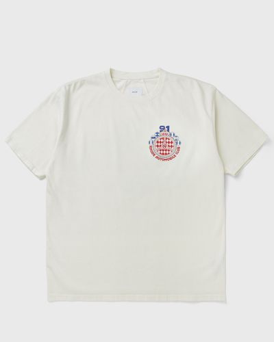 Rhude RHUDE AUTOMOBILE CLUB TEE, white