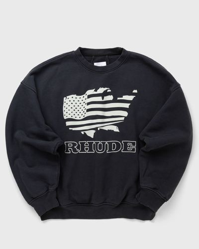 Rhude RHUDE BANNER CREWNECK, black