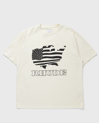 Rhude RHUDE BANNER TEE, white