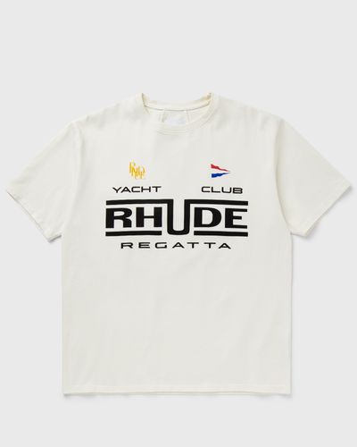 Rhude RHUDE REGATTA CLUB TEE, white