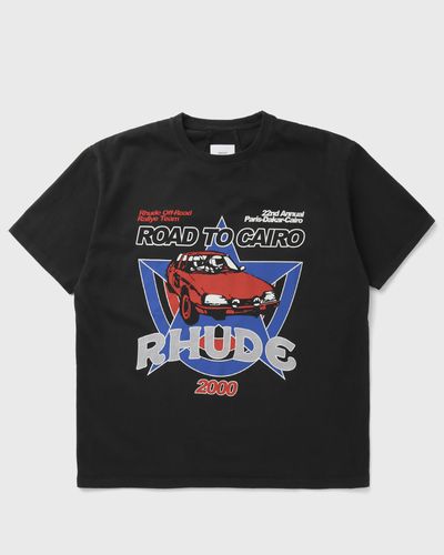 Rhude ROAD TO CAIRO TEE, black
