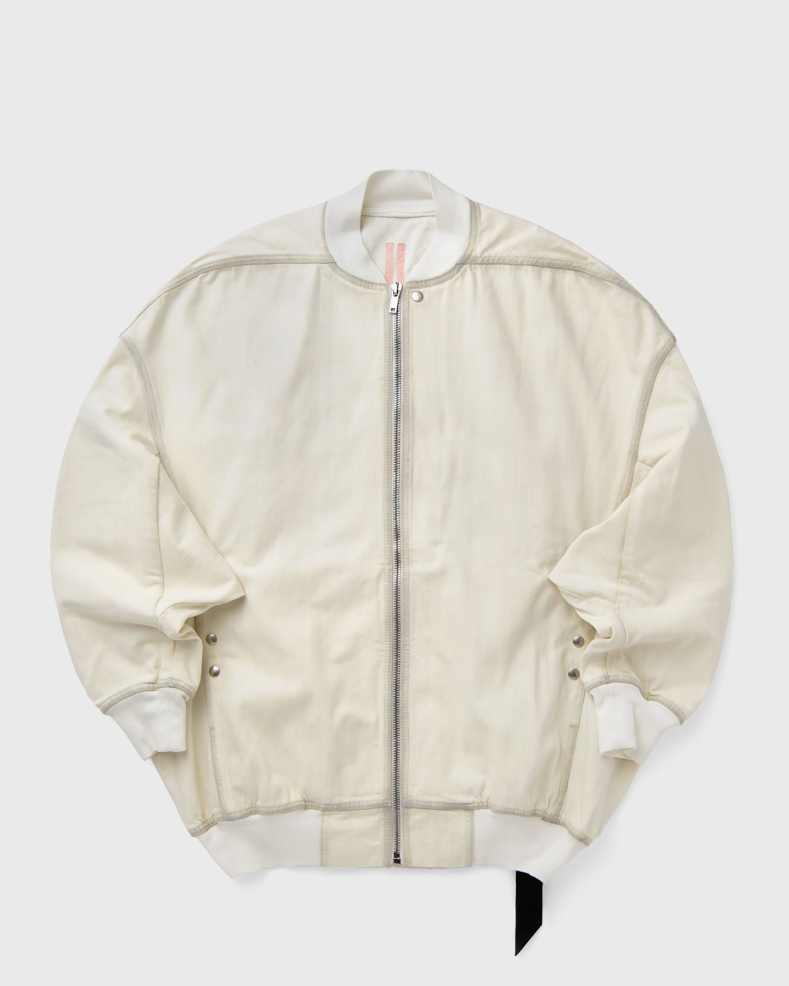 Rick Owens DENIM BOMBER - JUMBO FLIGHT, white
