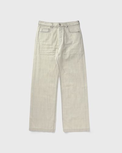 Rick Owens DENIM PANTS - GETH JEANS, white