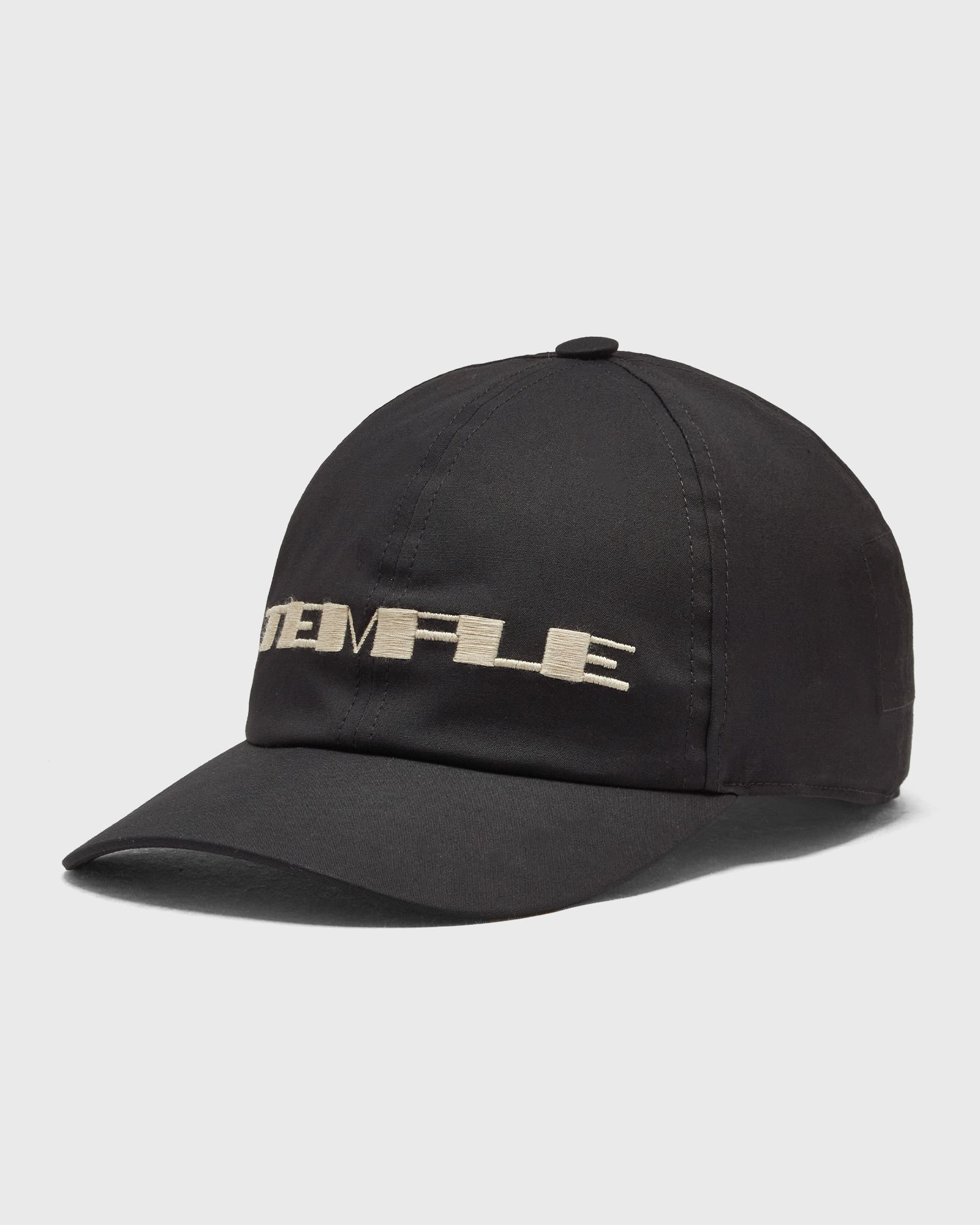 Rick Owens EMBROIDERED WOVEN CAP - BASEBALL CAP, black