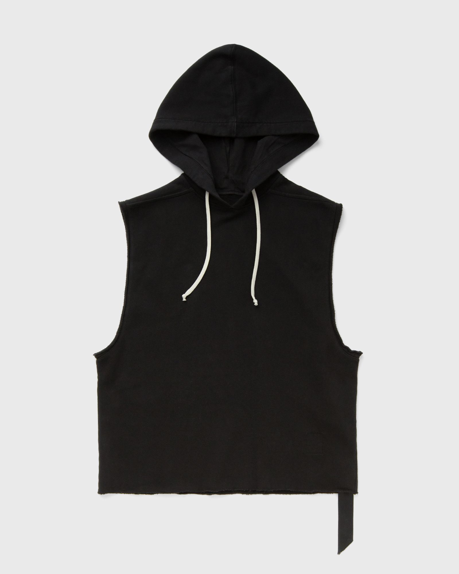 Rick Owens KNIT SWEAT TOP - HOODED TUNIC, black