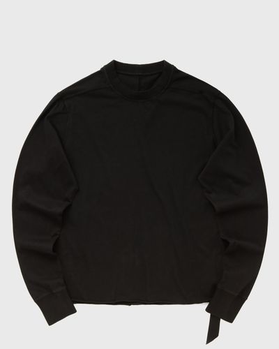 Rick Owens KNIT TEE - CREWNECK SWEAT, black