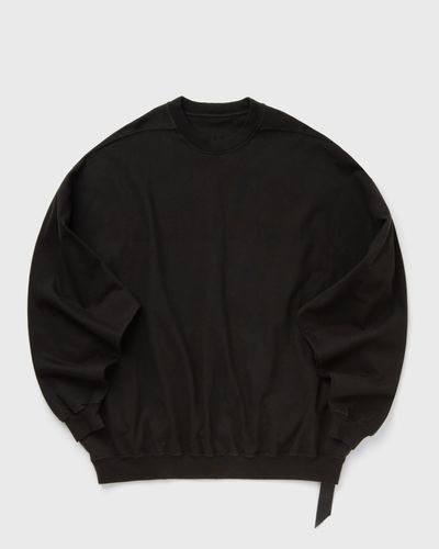 Rick Owens KNIT TEE - HUN CREWNECK, black