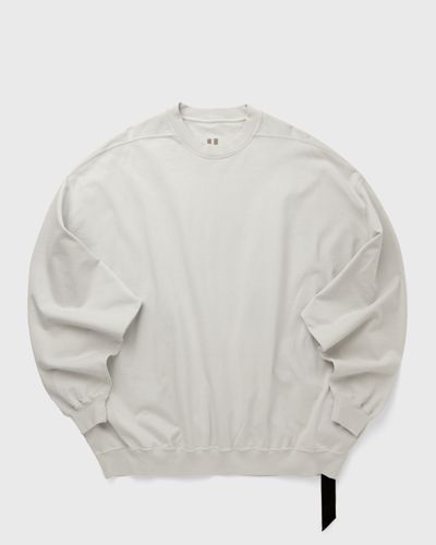 Rick Owens KNIT TEE - HUN CREWNECK, white