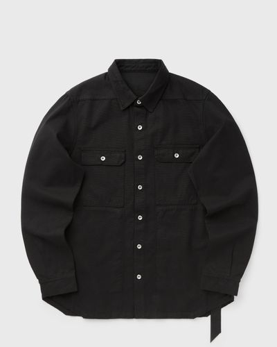 Rick Owens WOVEN JACKET - OUTERSHIRT, black