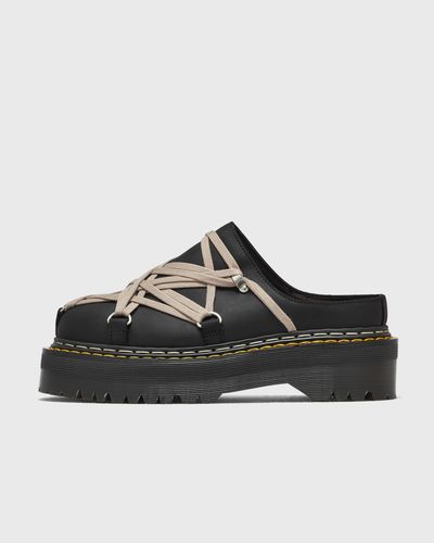 Rick Owens X Dr. Martens LEATHER SHOES-QUAD SOLE MEGALACE® MULE, black