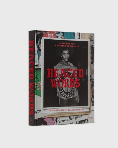 Rizzoli Heated Words - Searching for a Mysterious Typeface by Rory McCartney & Charlie Morgan, multi
