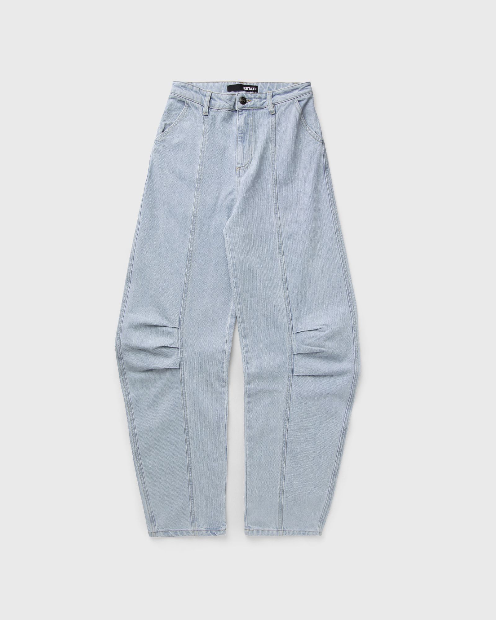 ROTATE Birger Christensen Cargo Denim Pants, blue