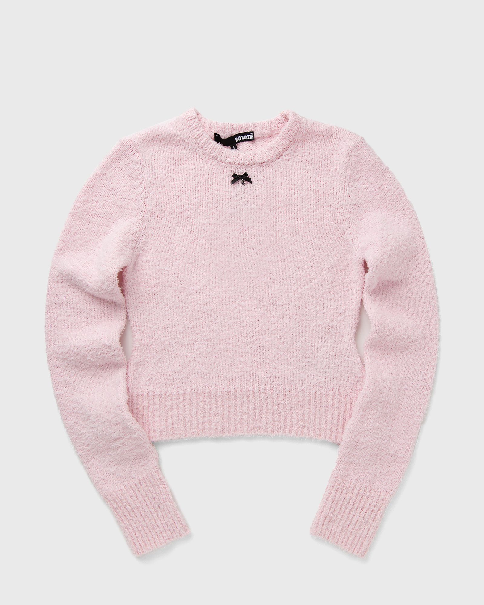ROTATE Birger Christensen Cotton Knit Pullover, pink