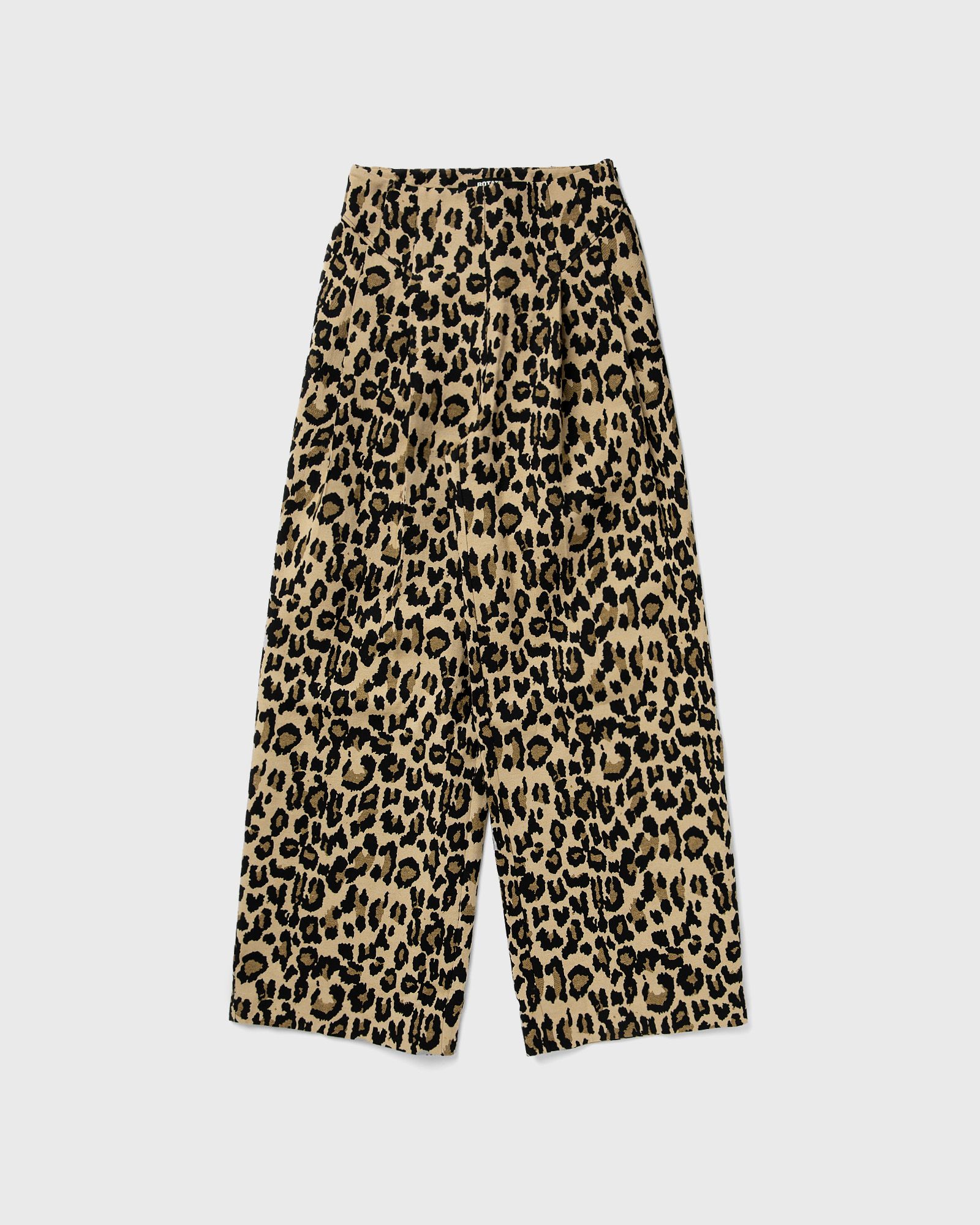 ROTATE Birger Christensen JACQUARD WIDE PANTS, brown