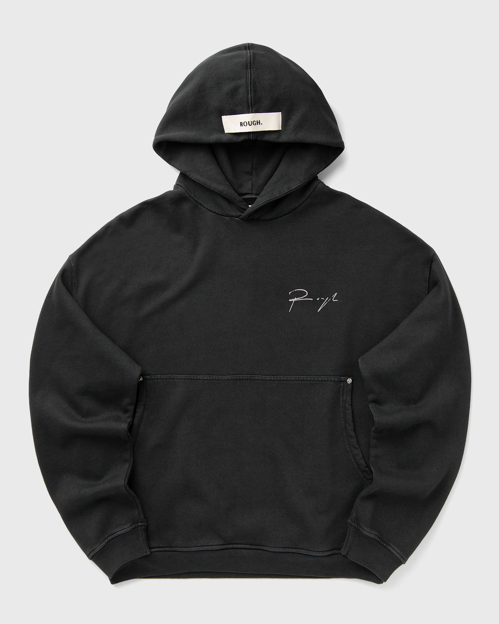 Rough. FIELDWORK HOODIE, black