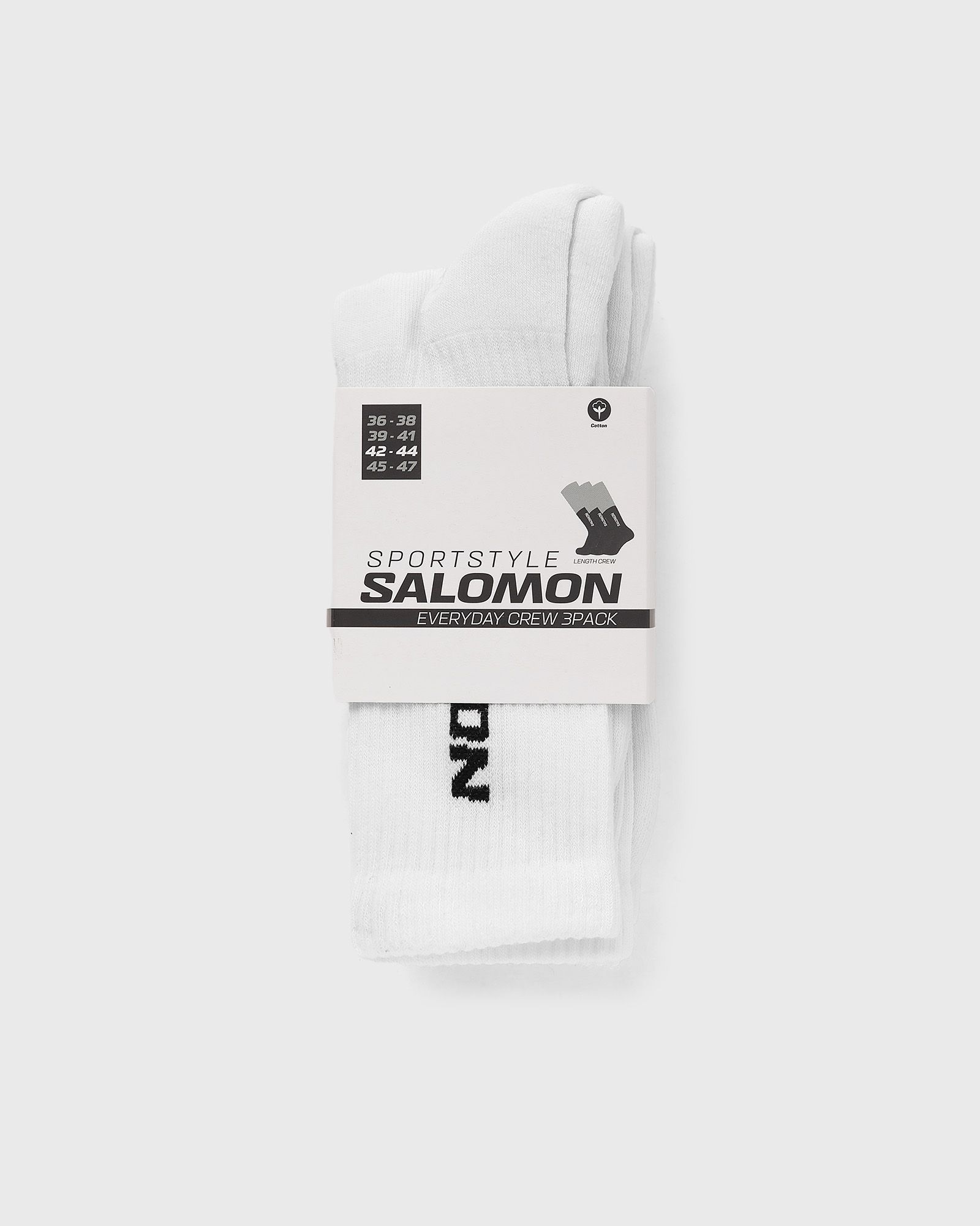 Salomon EVERYDAY CREW 3-PACK, white