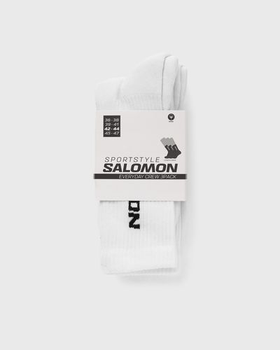 Salomon EVERYDAY CREW 3-PACK, white