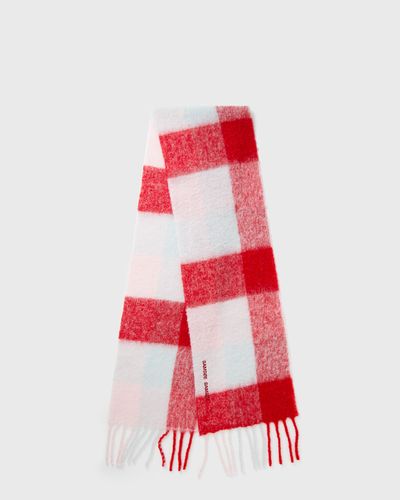 Samsøe & Samsøe ALEX SCARF 14856, red|white