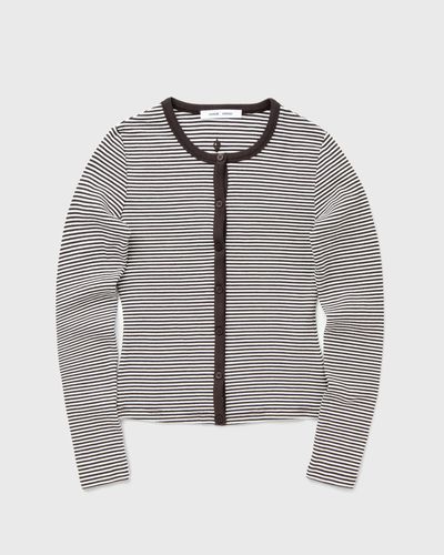 Samsøe & Samsøe SAALEXO LS CARDIGAN 7542, blue|white