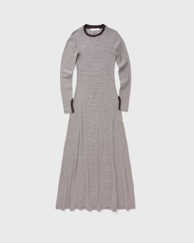 Samsøe & Samsøe SALINAS LS DRESS 7542, blue|white