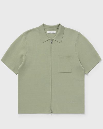 Samsøe & Samsøe SARICO ZIP SHIRT SS 15825, green