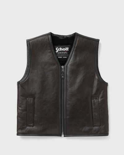 Samsøe & Samsøe X Schott SAFREYA VEST, brown