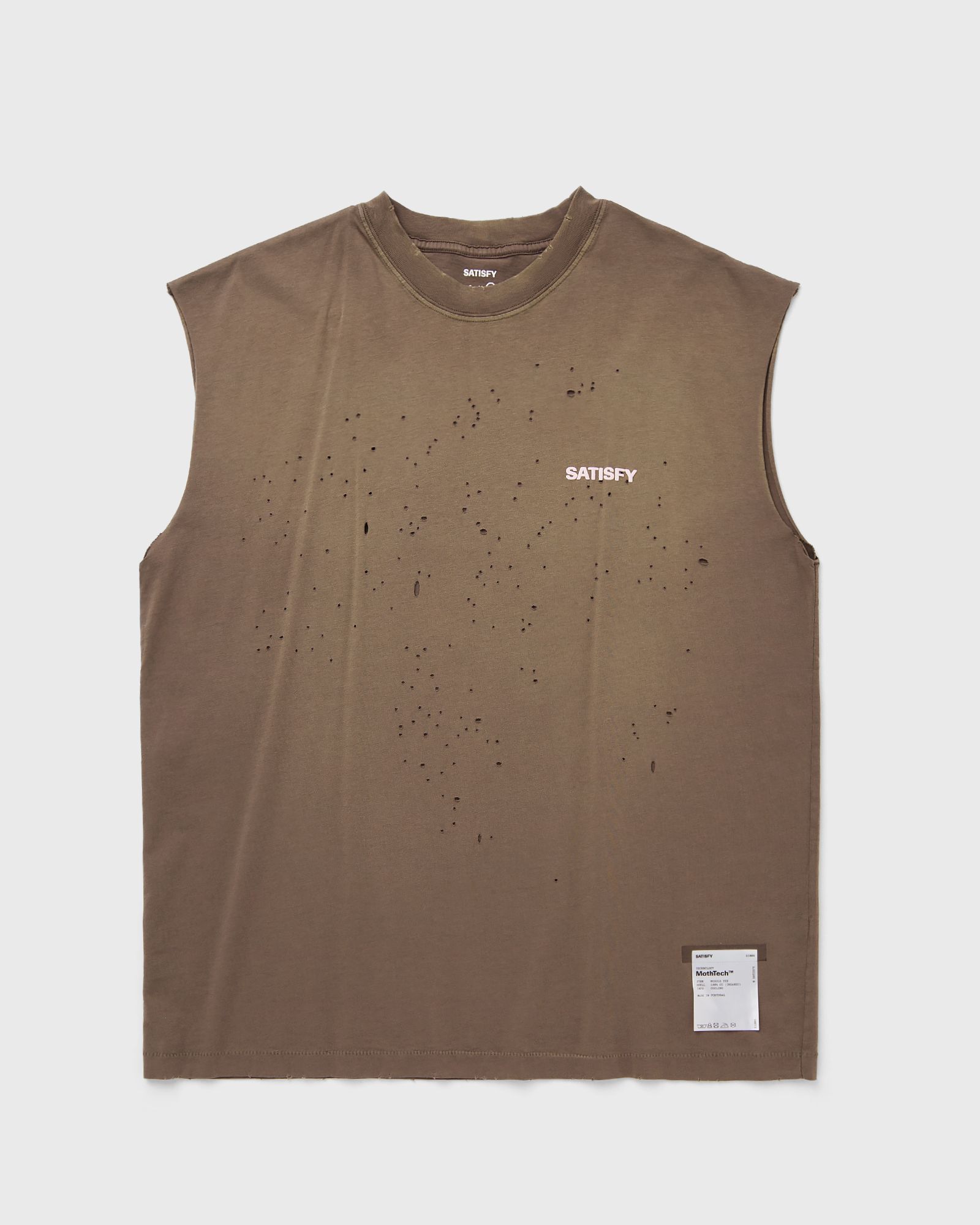 Satisfy MothTech Muscle Tee, yellow