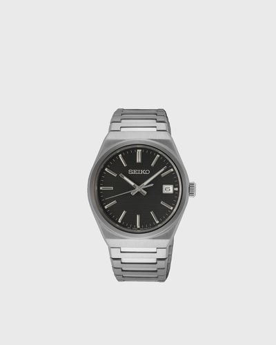 Seiko Quartz ZB Schwarz, black|grey