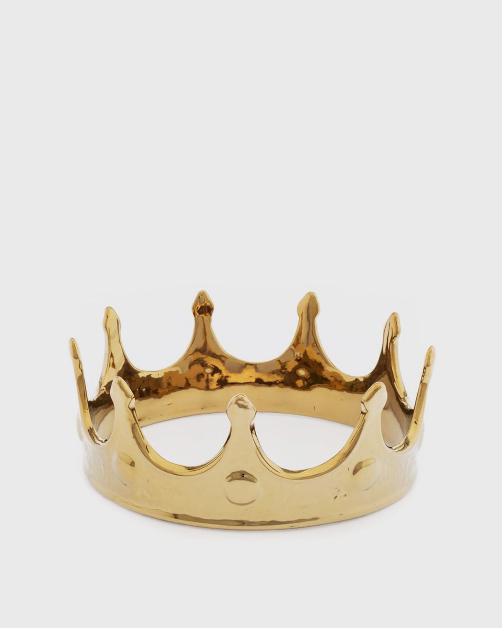 Seletti LIMITED GOLD EDITION PORCELAIN MY CROWN, gold