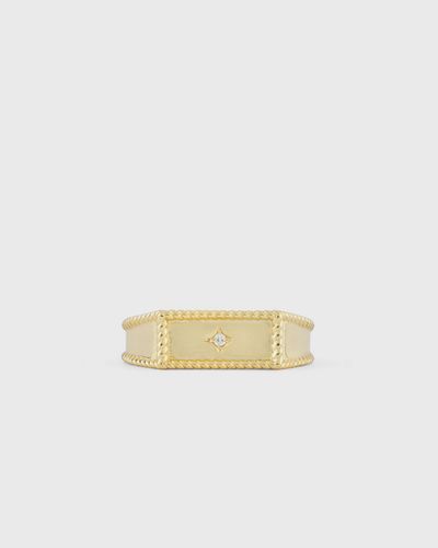 Serge DeNimes Gold Moonlight Ring, gold