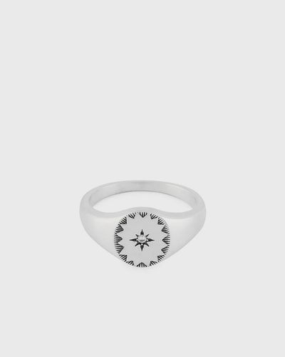 Serge DeNimes Silver Chrysler Ring, silver