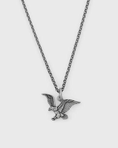 Serge DeNimes Silver Eagle Necklace, silver