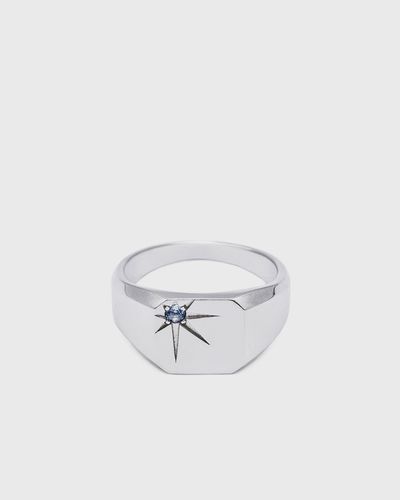 Serge DeNimes Silver Guardian Ring, silver