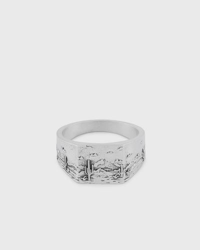 Serge DeNimes Silver Outback Ring, silver