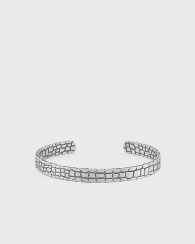 Serge DeNimes Silver Snake Bangle, silver