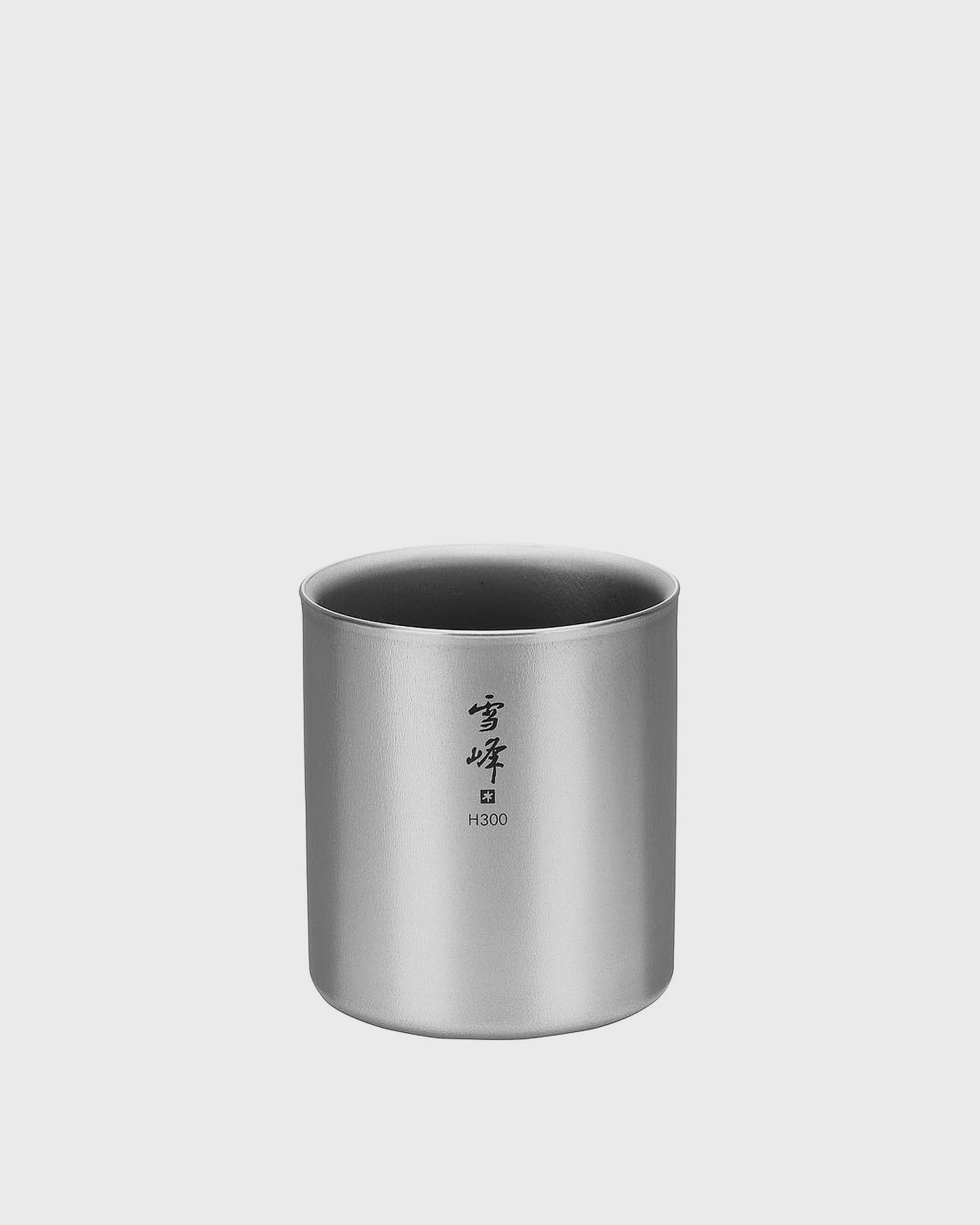 Snow Peak Titanium Double Wall H Stacking Mug 300ml, silver
