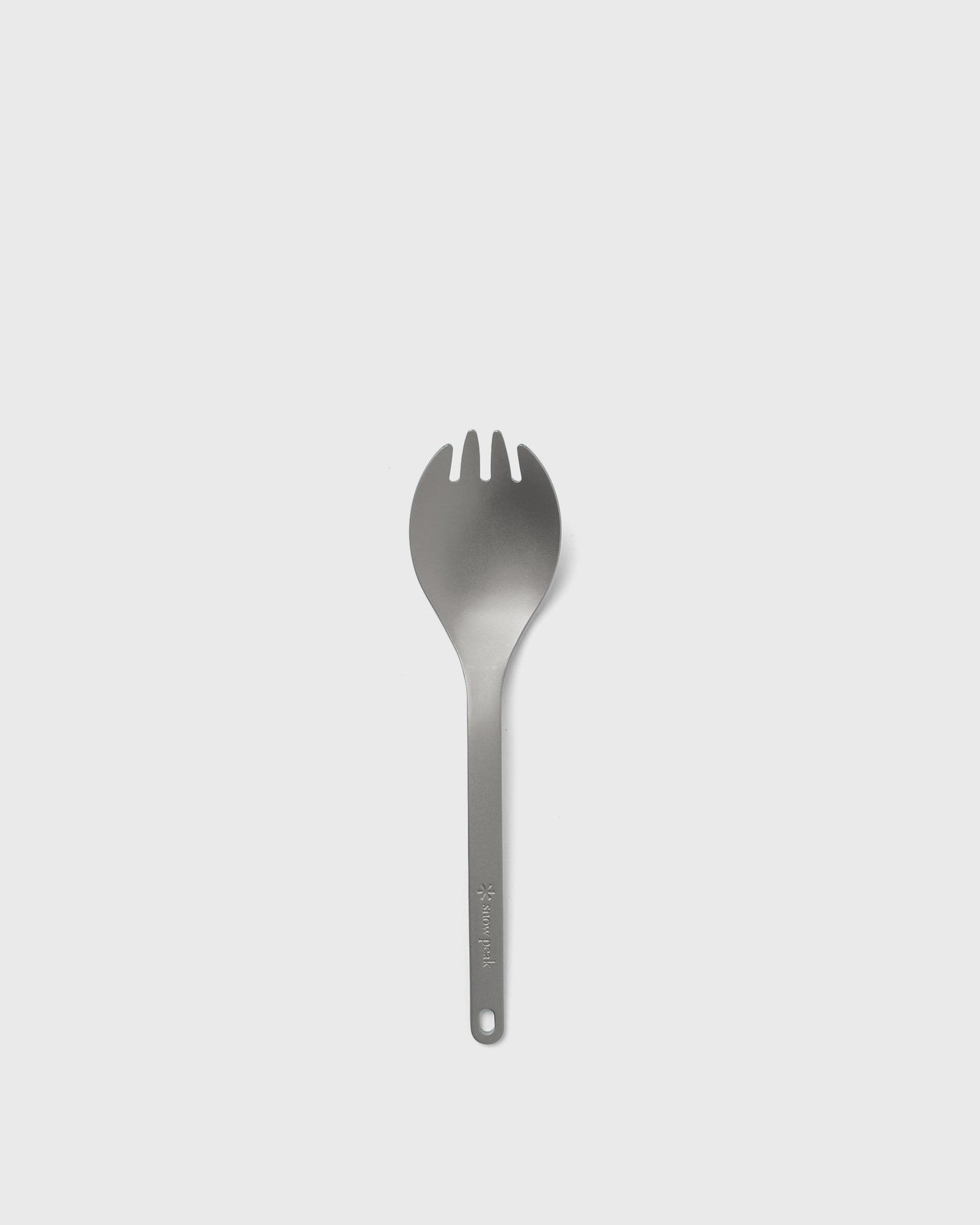 Snow Peak TITANIUM SPORK, silver