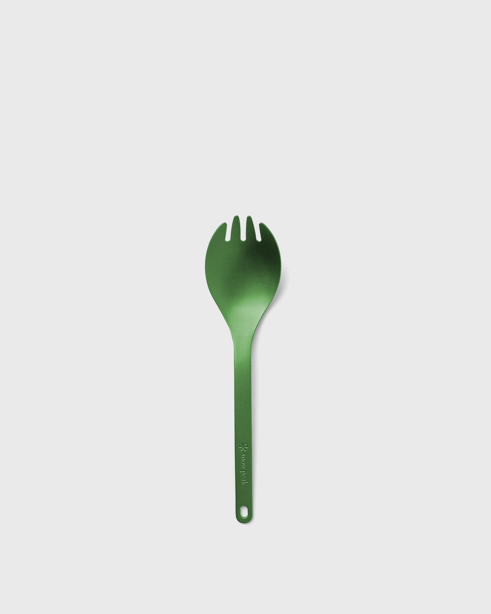 Snow Peak TITANIUM SPORK, green