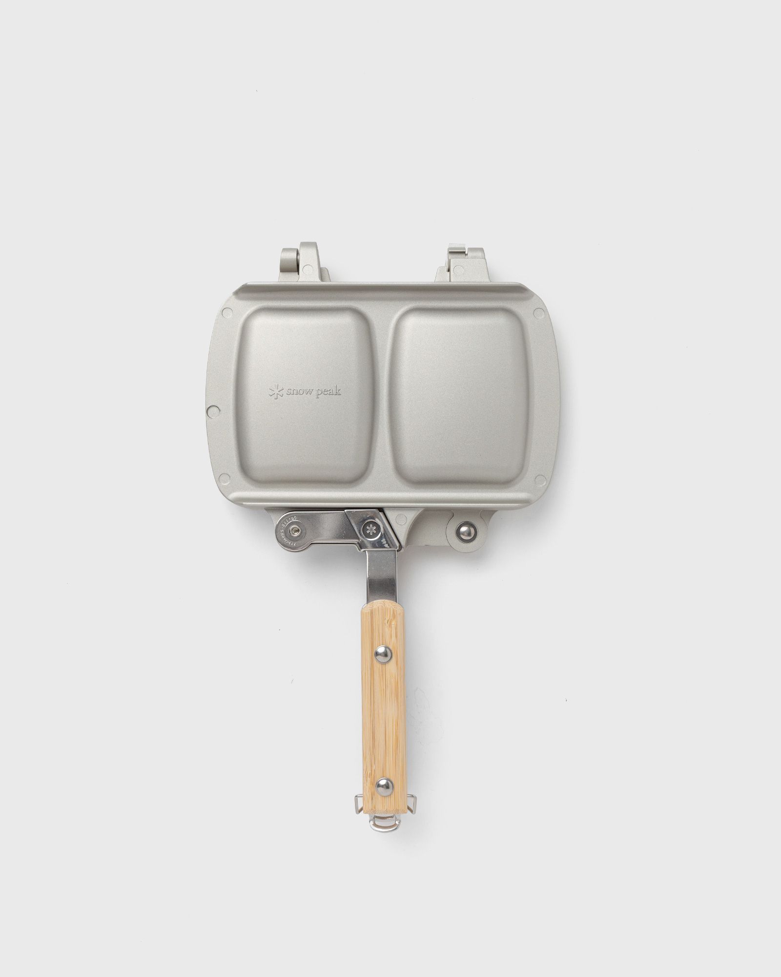 Snow Peak TRAMEZZINO SANDWICH TOASTER, silver